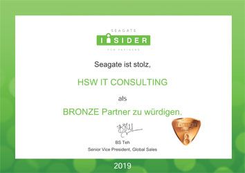 Seagate Bronze Zertifizierung